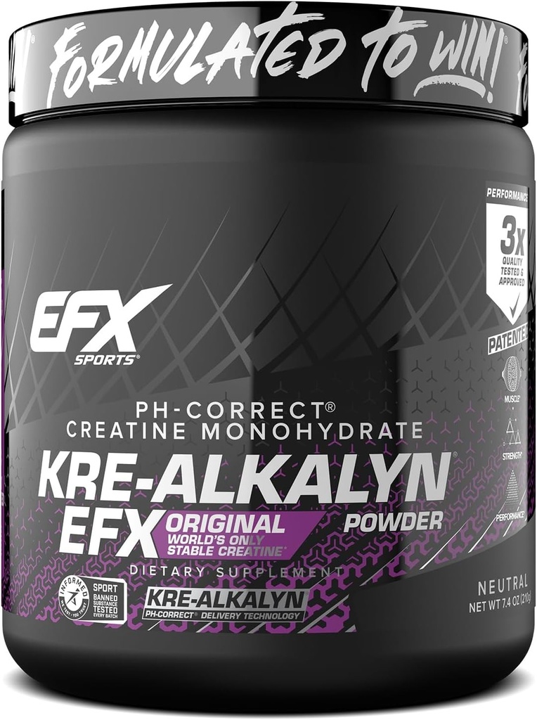 All American 220 g EFX Kre-Alkalyn Creatine Powder - 140 Servings