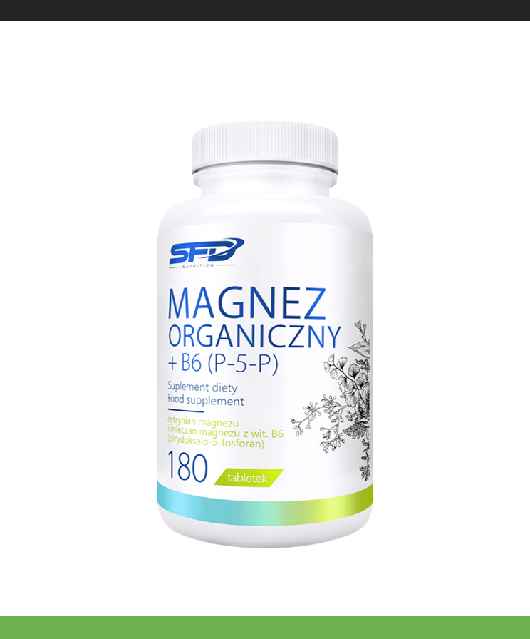 ALL Nutrition Organic Magnesium + B6(P-5-P) - 180 Tabs - 45 Servings