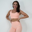 RESHAPE LIGHT PINK SATIN SPORT BRA
