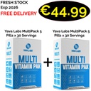 1+1 FRESH STOCK!!! Yava Labs MultiPack 5 Pills x 60 Servings