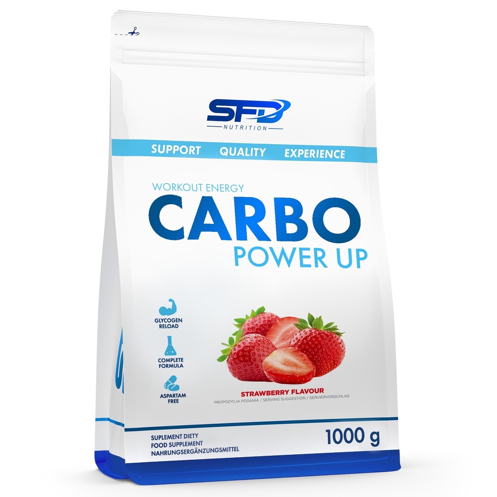 Exp 30/11/2025 SFD Nutrition Power Up Carbo 1000 g - 20 Servings