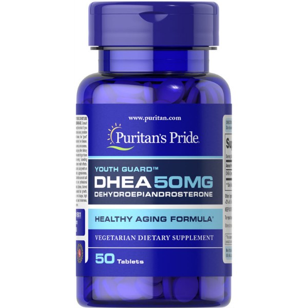 PURITAN'S PRIDE DHEA 50 MG 50 TABLETS - 50 Servings