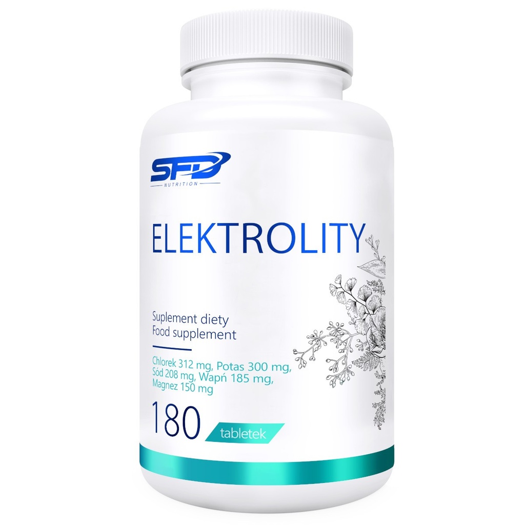 SFD Nutrition ELECTROLYTES 180 Caps - 30 Servings