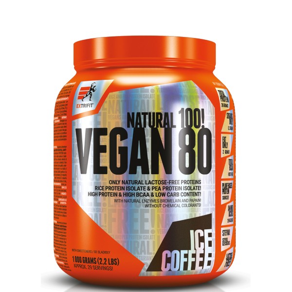 Extrifit Natural 100 Vegan 80 1000 g - 29 Servings