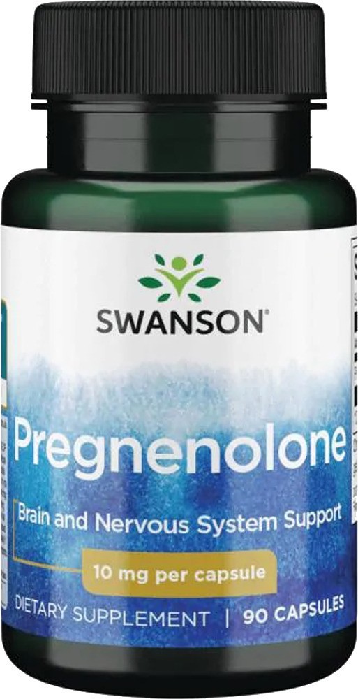 Swanson Pregnenolone 10 mg 90 Caps - 90 Servings