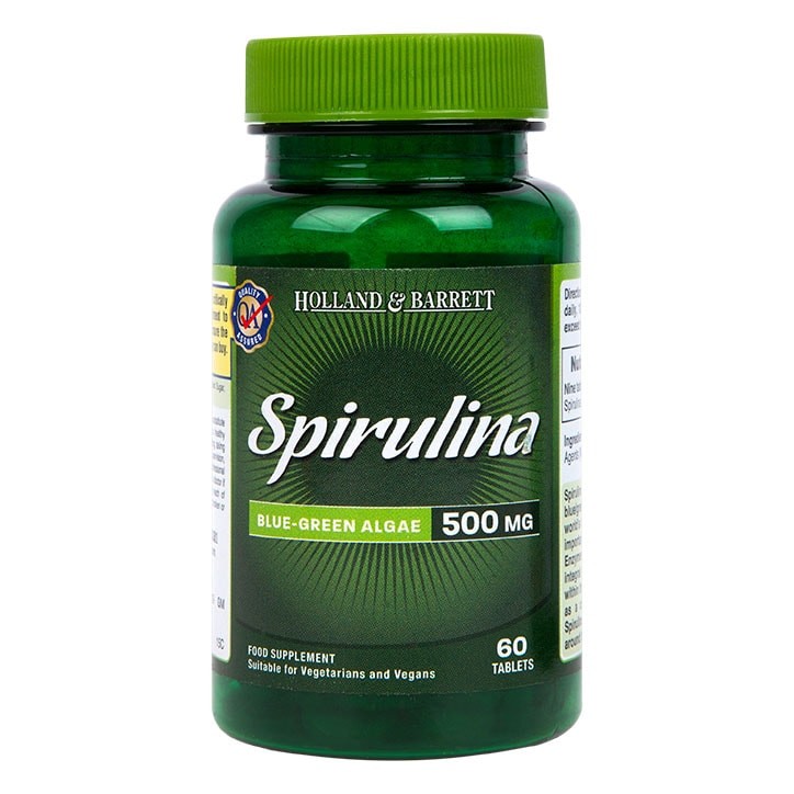 Holland & Barrett Spirulina 60 Tablets 500 mg