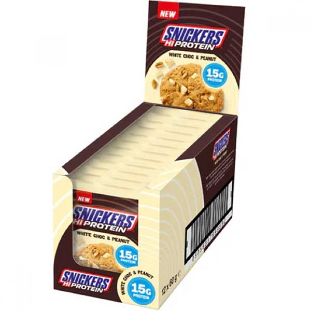 Mars Protein	Snickers White High Protein Cookie 12 x 60 g