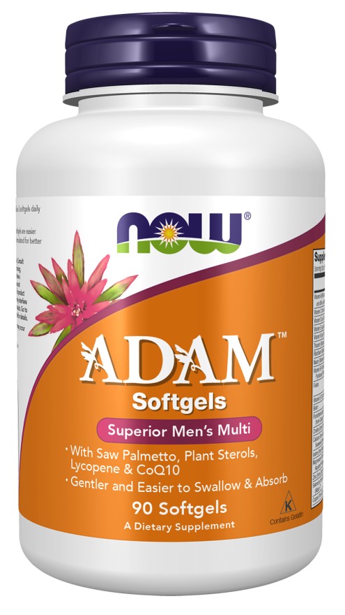 NOW Foods ADAM Multi-Vitamin for Men 90 Softgels - 45 Servings