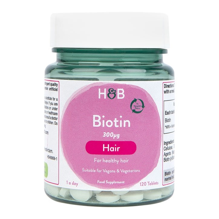 Holland & Barrett Biotin 300 mcg 120 Tabs - 120 Servings