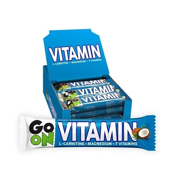 Go On Nutrition VITAMIN BAR 24 x 50 g - Coconut