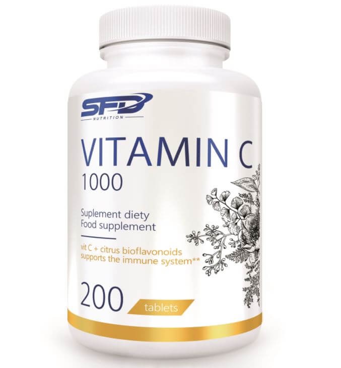 SFD NUTRITION VITAMIN C 1000 mg 200 Tabs - 200 Servings