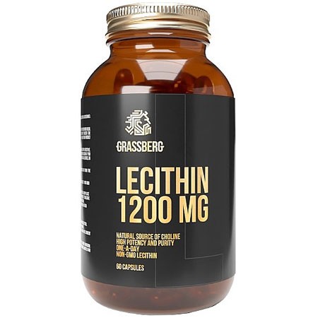 Grassberg Lecithin 1200 mg 60 Caps - 60 Servings