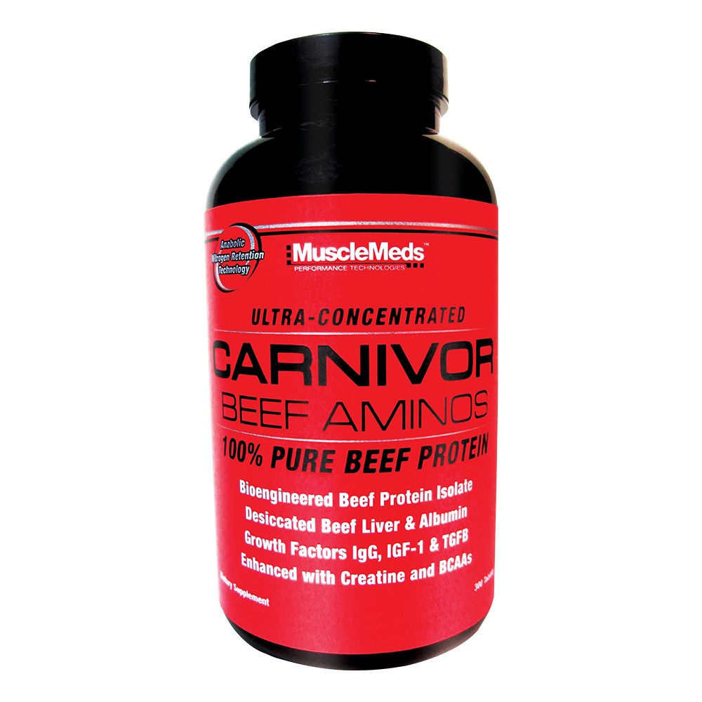 MuscleMeds Carnivor Beef Aminos 300 Tabs - 100 Servings