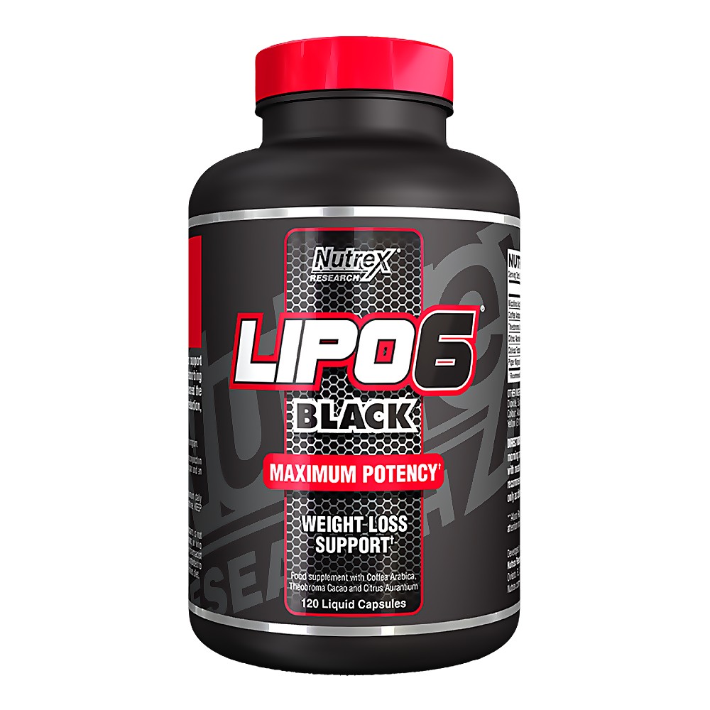 Nutrex  LIPO 6 Black 120 Caps - 40 Servings