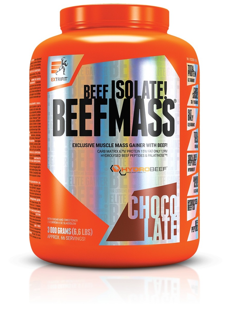 Extrifit Beef Isolate Beef Mass 3000g - 66 Servings