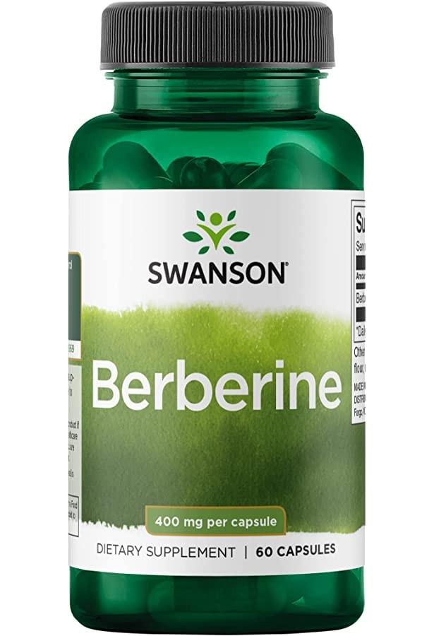 Swanson Berberine, 400 mg - 60 Caps - 60 Servings