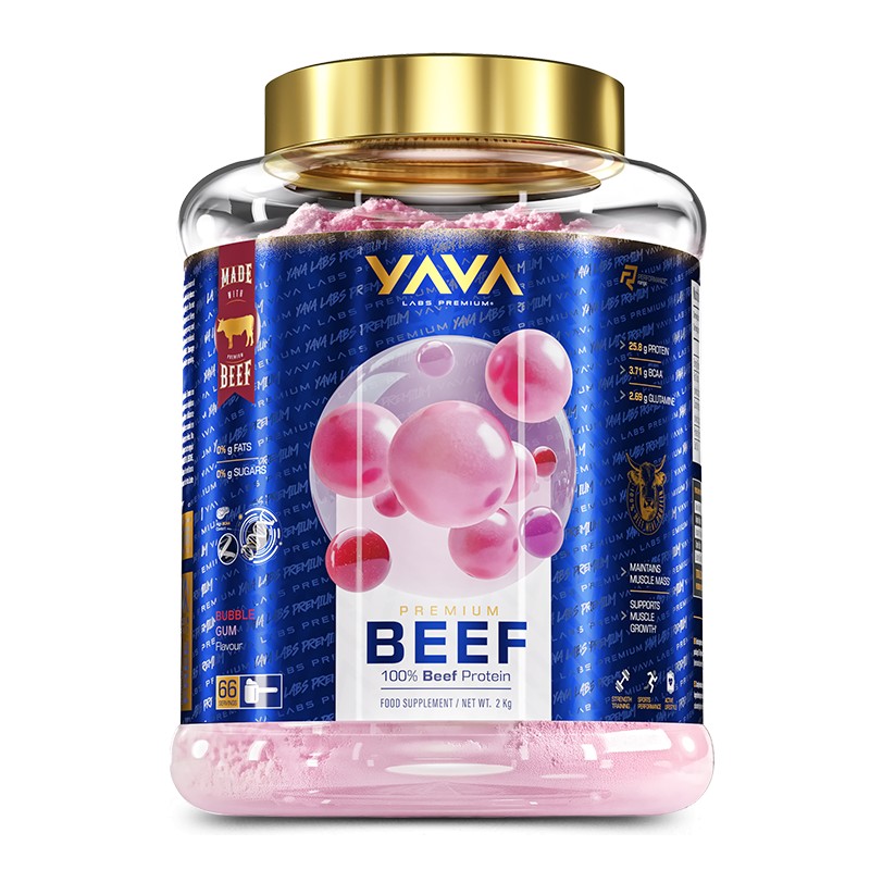 Yava Labs Premium Beef Protein 2 Kgs - 66 Servings