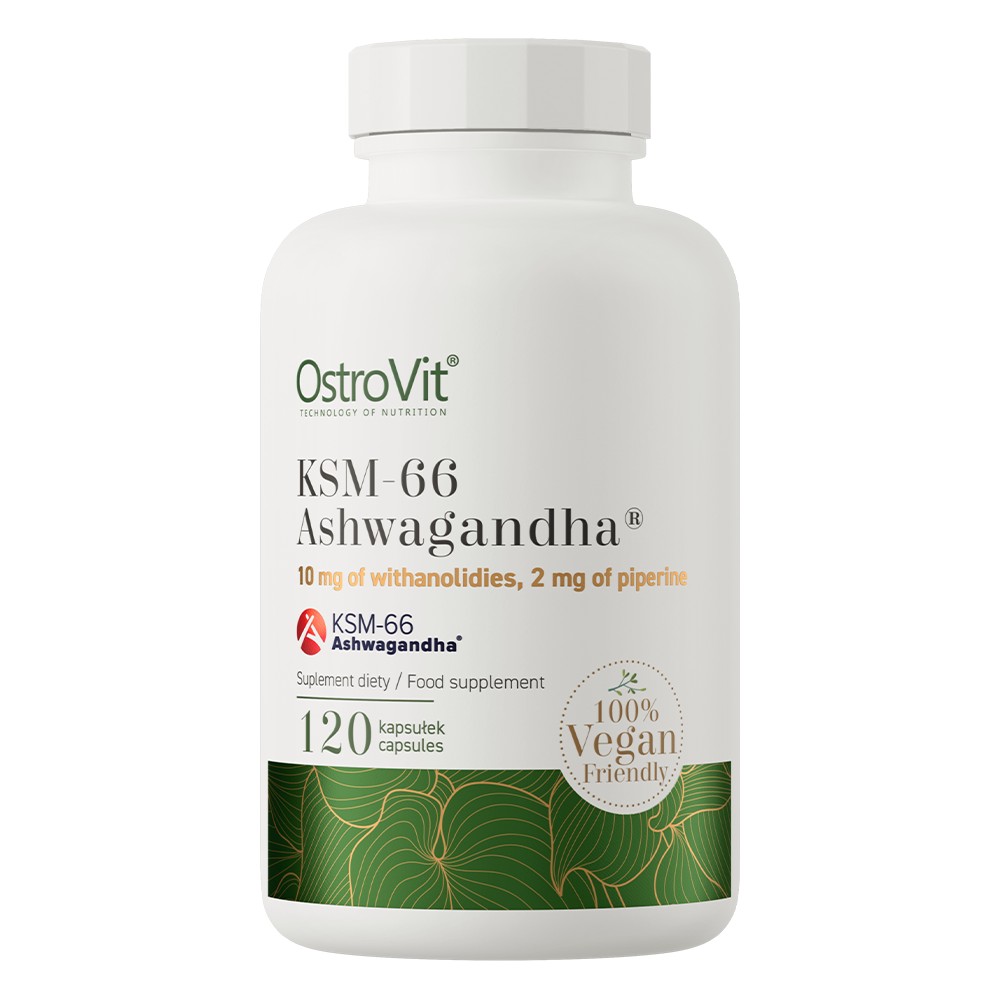 OstroVit KSM-66 Ashwagandha® VEGE 120 Caps - 120 Servings