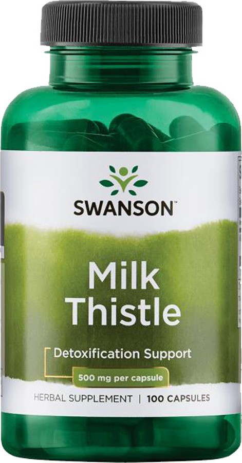Swanson Full Spectrum Milk Thistle 500 mg 100 Caps - 50 Servings