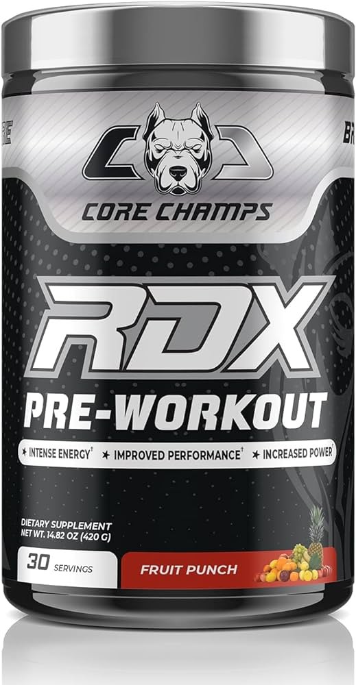 Exp 31/10/2025 CORE CHAMPS RDX Pre-Workout 420 g - 30/60 Servings