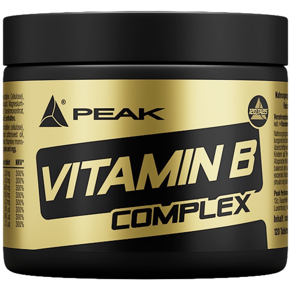 Peak Vitamin B Complex 120 Tabs - 120 Servings