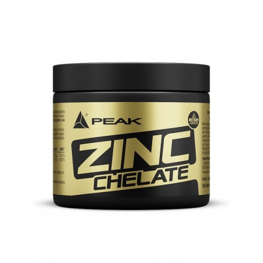 Peak Zinc Chelate 180 Tabs - 360 Servings