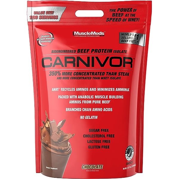 Musclemeds CARNIVOR MASS PROTEIN 10 LB BAG 4.5 Kgs