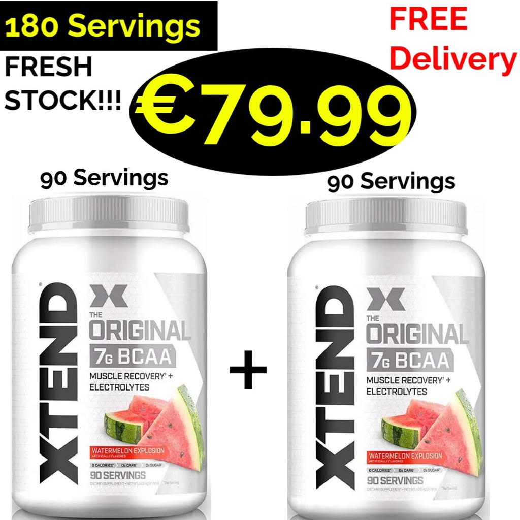 1+1 FRESH STOCK!!! Scivation Xtend 180 Servings