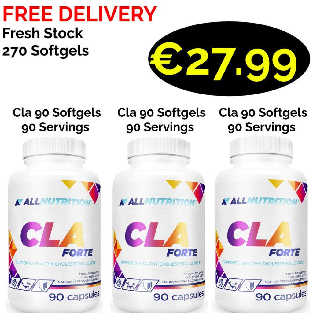 ALL Nutriton CLA FORTE 270 Caps - 270 Servings