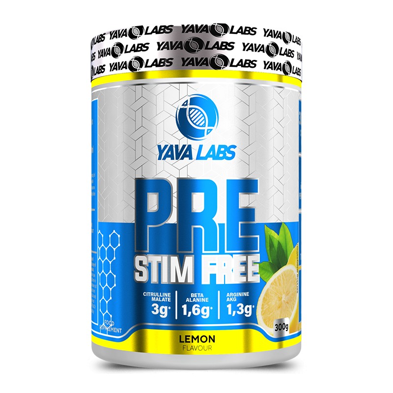 Yava Labs Pre Workout Stim Free 300g - 30 serving