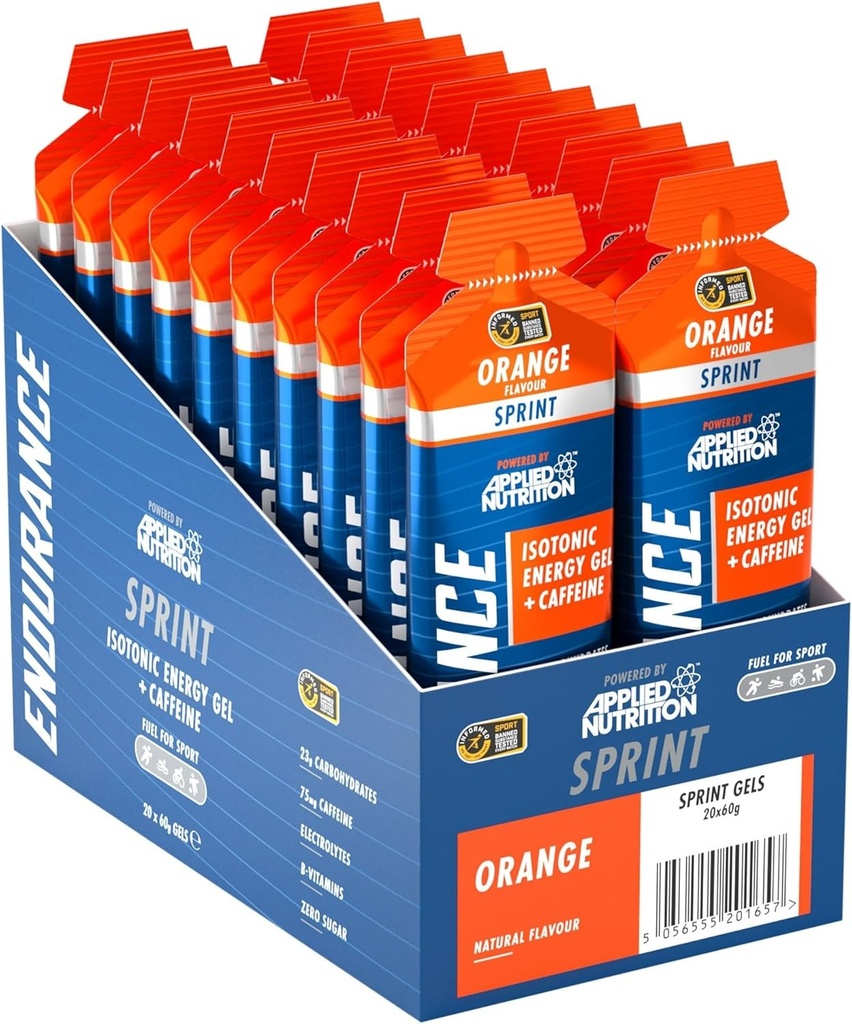 Applied Nutrition Endurance Sprint Gel With Caffeine 20x60ml