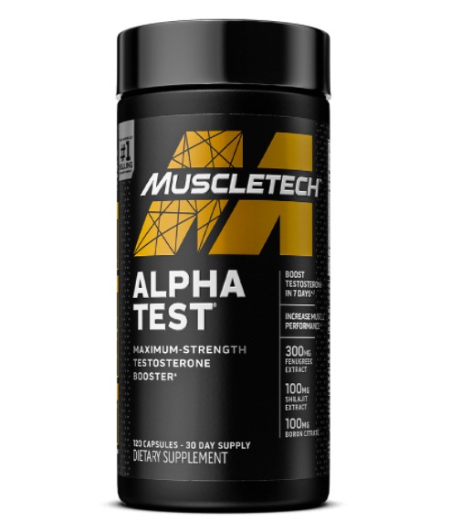 MuscleTech Alpha Test 120 caps - 60 Servings