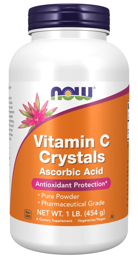 Now Vitamin C Crystals Powder 454 g - 412 Servings