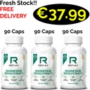 3x Reflex Magnesium Bisglycinate - 270 Caps - 90 Servings