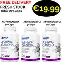 270 Caps SFD Nutrition ASHWAGANDHA 270 Capsules - 270 Servings