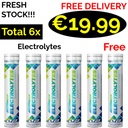 6x ALL Nutrition ELECTROLYTES 120 Tablets - 120 Servings
