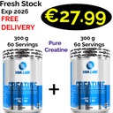 1+1 FRESH STOCK!!! Yava Labs Creatine Powder Pure (Without Taurine) 600 g - 120 Servings