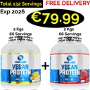 1+1 FRESH STOCK!!! Yava Labs Vegan Protein 2 kg - 66 Servings